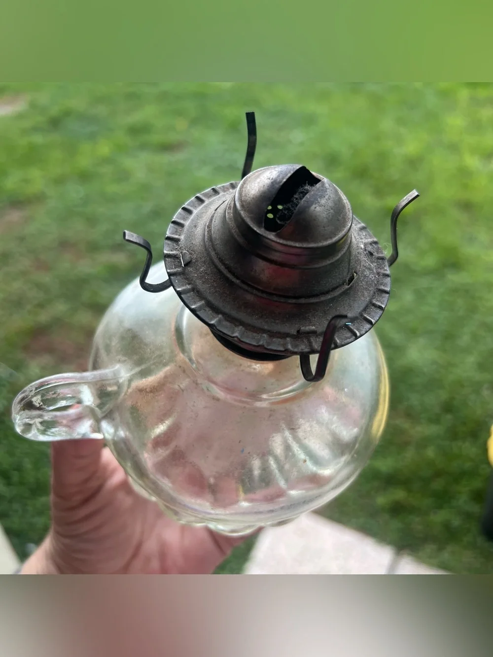Vintage Lamplight Farms Oil Lamp